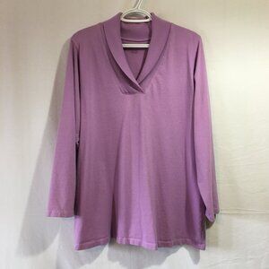Roaman's Plus Size V-NeckTee